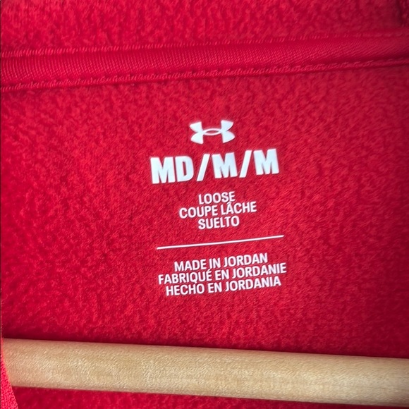 NWT Under Armour Men's Red Hoodie size medium - Picture 3 of 5
